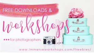 immerse workshops freebies for photographers