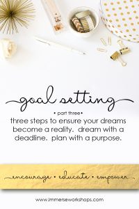 immerse workshops smart goals for your photography business