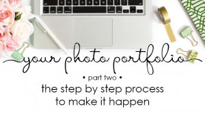 design a photography portfolio