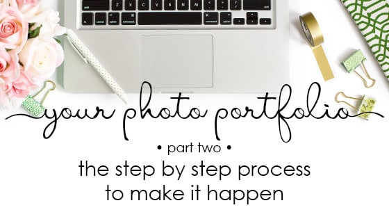 design a photography portfolio