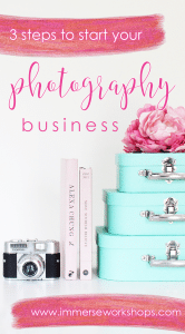 immerse photography start your photo business