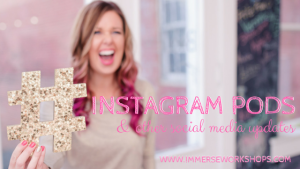 Sparkle Society Instagram Pods Immerse Workshops