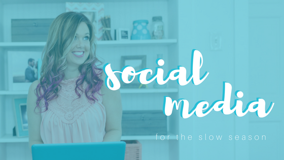 social media for the slow season sparkle society