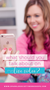 what to talk about on live video