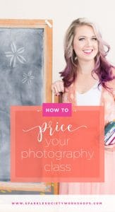 price your photography class