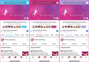 new facebook group colors
