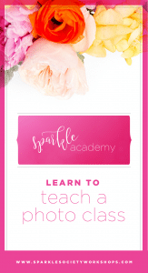 teach a beginning photography class