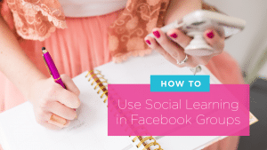 facebook groups social learning