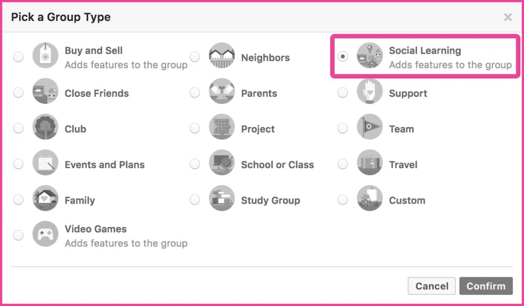 group types social learning sparkle society