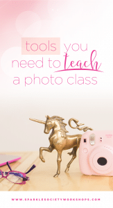 how to teach a photography workshop