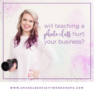 teaching a photography class sparkle society