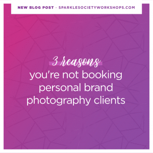 booking personal brand photography clients