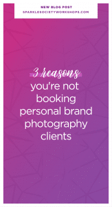 booking personal brand photography clients
