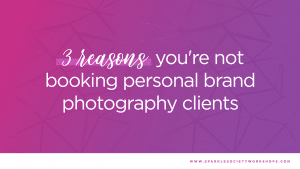 booking personal brand photography clients